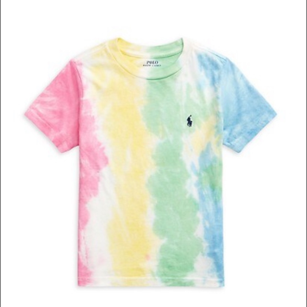 Ralph Lauren Boys Tie-Dye Crewneck T-Shirt  Size 6